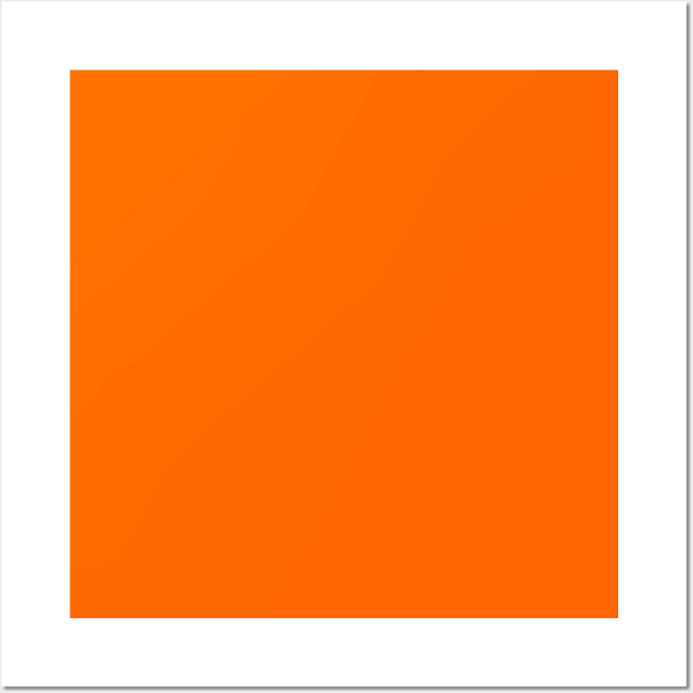 Bright Orange Plain Solid Color Wall Art by Family shirts